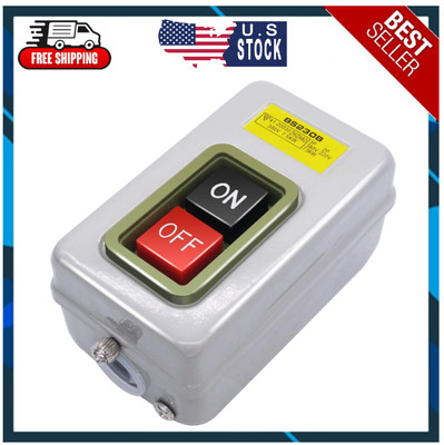 Home Switch On Off Start Stop Push Button Single Phase Motor Electric 220V /380V