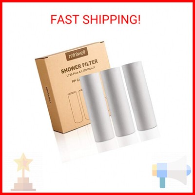 Replacements for miniwell Shower Filter 720-Plus, Shower Head Filter with Double