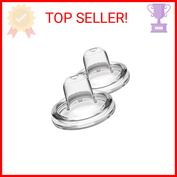 Dr. Brown's Options+ Wide-Neck Baby Bottle Sippy Spout, 2Cou