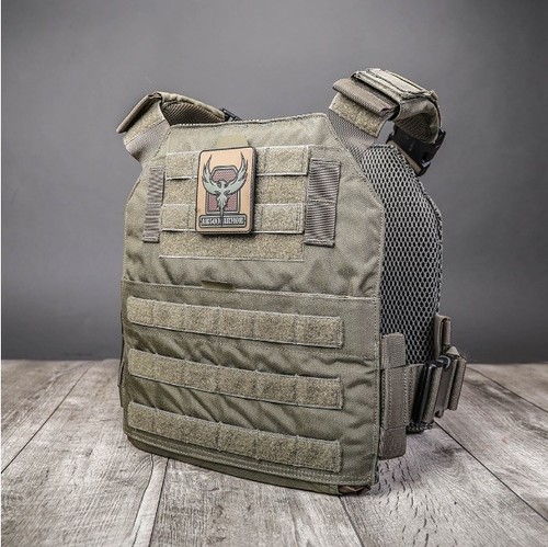 AR500 Veritas Plate Carrier W/ Front + Back 10x12 AR500 III+ Plates