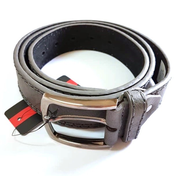 Cinta Cintura Uomo Pelle Grigia CTV80028 Elegante Glamour Fashion Alla Moda hac