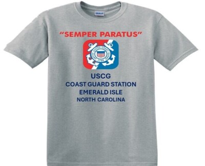 COAST GUARD STATION EMERALD ISLE* NC*SHIRTS.USCG OFFICIALLY LICENSED