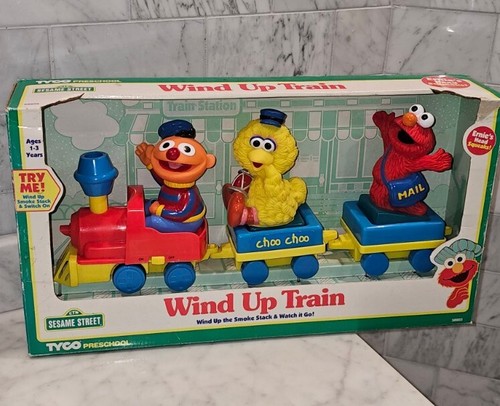 大人気アイテム Vintage 90s Tyco Sesame Street Wind up Train Ernie Big Bird その他