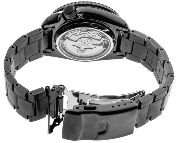 Pre-owned Seiko 5 Sports 42.5 Mm Black Dial Men's Watch Srpd65