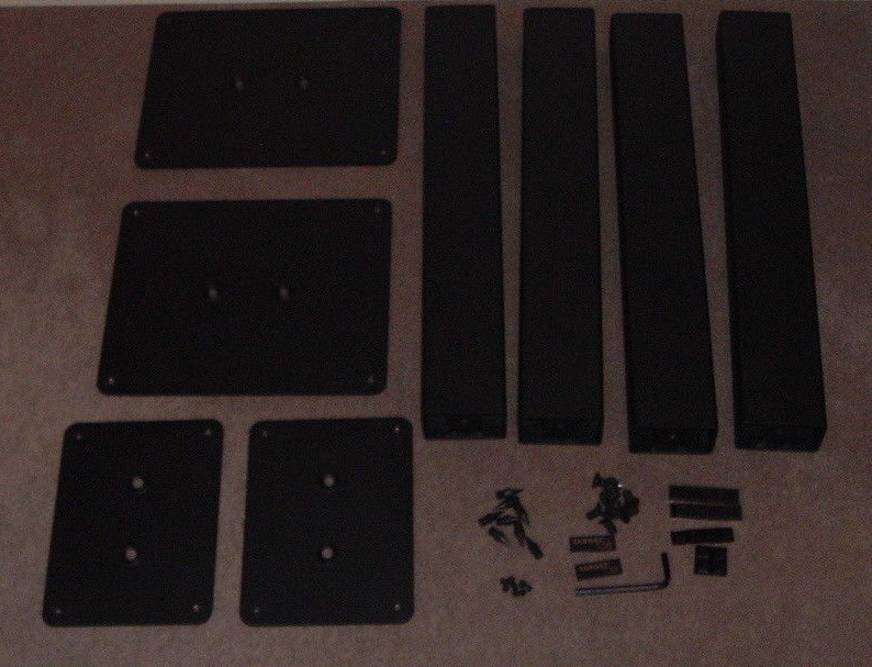 Pair of Target High Rigidity Speaker Stands, black, 20