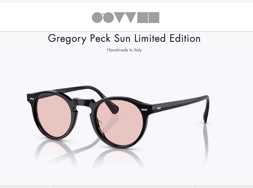 Pre-owned Oliver Peoples Gregory Peck 50mm Limitededition Pink Wash Photocromic Msrp$487