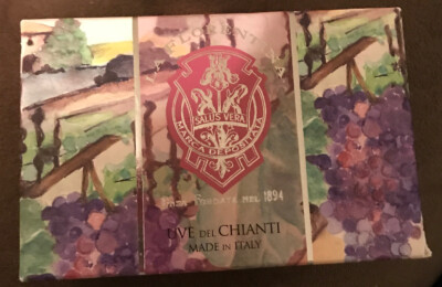 La Florentina UVE del CHIANTI Grapes Hand Made Soap 10.5 Oz Italy Retired NEW