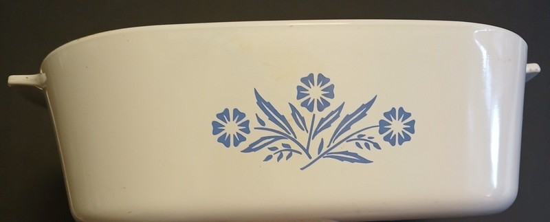 blue cornflower corning ware