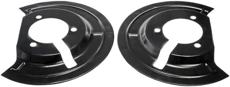 Set of 2 Front Brake Dust Shields Compatible with 2002-2010 Dodge Ram 1500