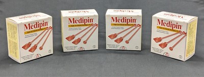 4 FOUR Medipin Jacobs Medipin, 100 Pin Boxes, Single-Use Precision Instrument