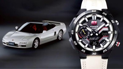 Pre-owned Casio Watch Ecb-2200htr-1ajr Edifice Honda Type R Edition Solar