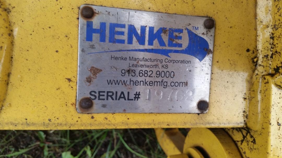 Henke 12 ft. snowplow blade great condition