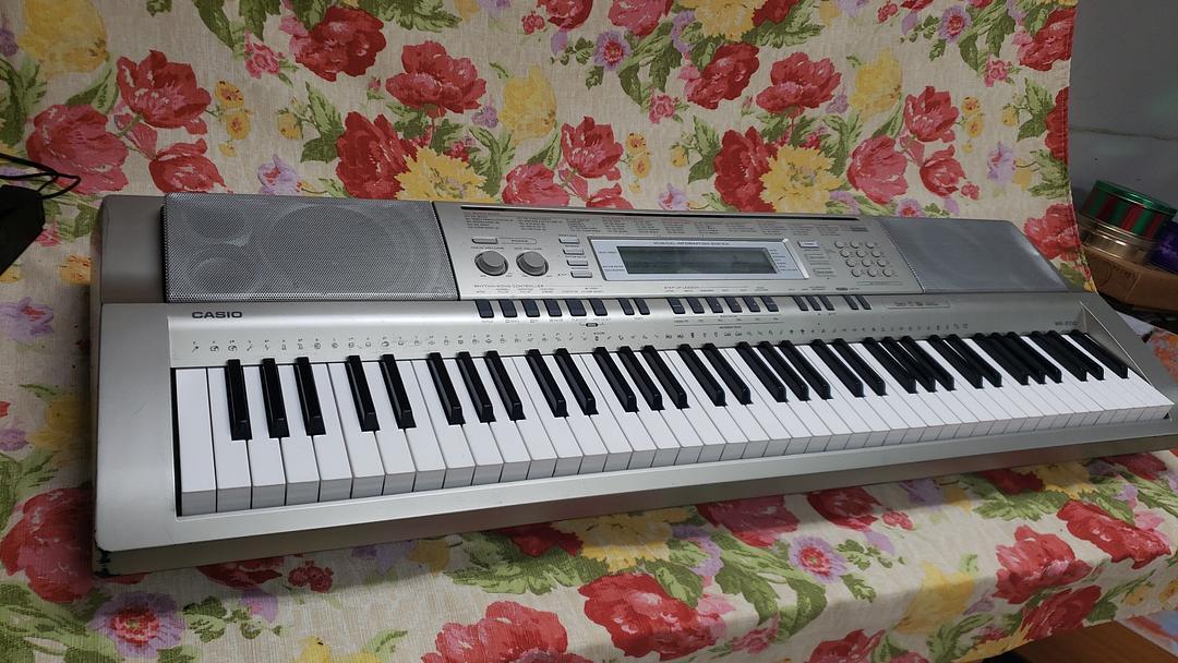 埼玉北部引取希望　カシオ CASIO WK-200 電子キーボード 　スタンド付 Casio WK-200 76-Key Workstation Keyboard | eBay