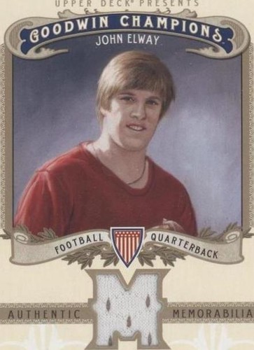 2012 Upper Deck Goodwin Champions John Elway #M-JE