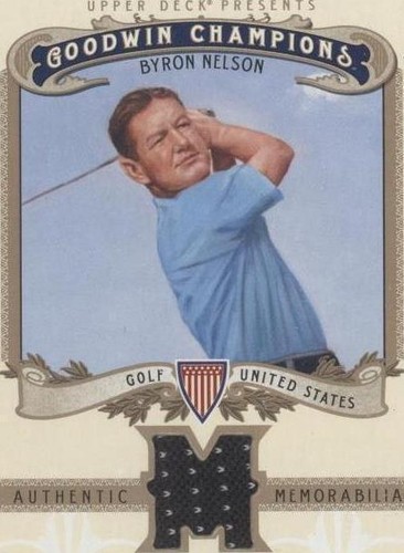 2012 Upper Deck Goodwin Champions - Byron Nelson #M-BN