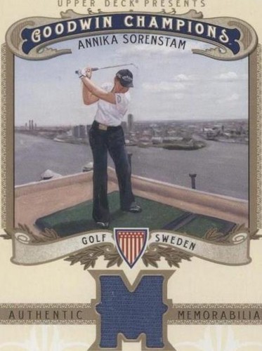 2012 Upper Deck Goodwin Champions - Annika Sörenstam #M-AS