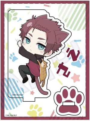 BLUELOCK Sae Itoshi Mini Character acrylic Stand stuck cat ver. H100mm×W75mm