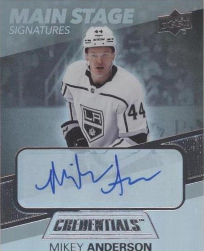 2021-22 Upper Deck Credentials - Mikey Anderson #BTS-AN