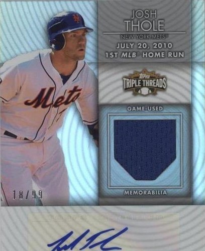 2012 Topps Triple Threads - Josh Thole #TTUAR-65
