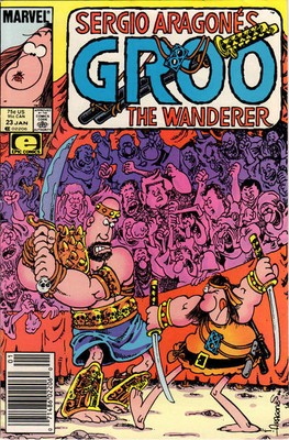 Groo the Wanderer #23 (Newsstand) FN; Epic | Sergio Aragones - we combine shippi