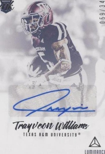 2019 Panini Luminance Trayveon Williams #RI-TW