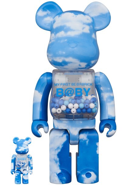 MY FIRST BE@RBRICK 400% & 100% B@BY BLUE SKY Ver. MEDICOM