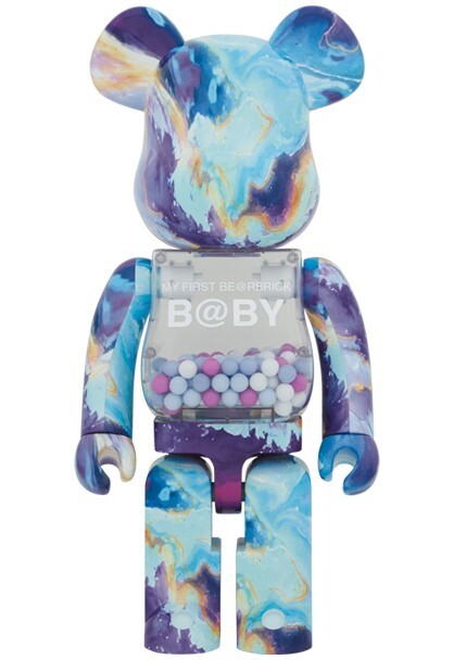 BE@RBRICK - MY FIRST BE@RBRICK B@BY MARBLE 1000％ MY FIRST BE@RBRICK B@BY 1000% Marble MEDICOM TOY Bearbrick