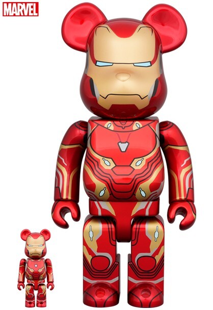BE@RBRICK IRON MAN MARK 50 100％ 400％ Medicom Toy BE@RBRICK IRON MAN MARK 50 100％ 400％ BEARBRICK
