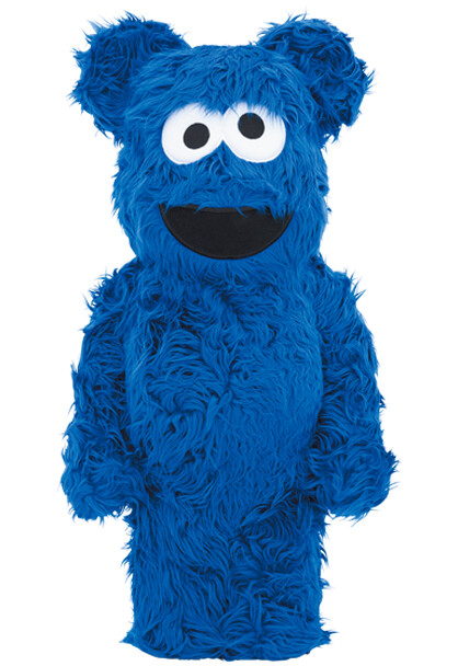 MEDICOM TOY - BE@RBRICK COOKIE MONSTER Costume  400％ BEARBRICK Sesame Street Cookie Monster Costume Ver. 1000% Be
