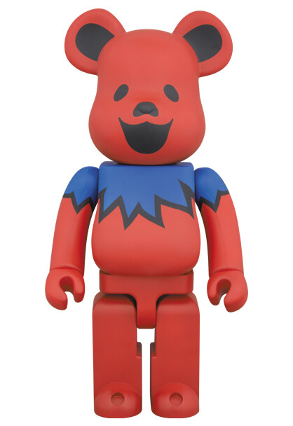 Bearbrick GRATEFUL DEAD DANCING BEARS Red 1000% BE@RBRICK