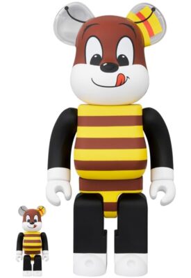 FEILER × BE＠RBRICK for ANA　100% &amp; 400% BE@RBRICK 400% & 100% FEILER ANA MEDICOM TOY Bearbrick from