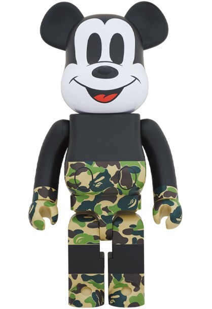 green BE@RBRICK BAPE® MICKEY MOUSE 緑 MEDICOM TOY - BE@RBRICK BAPE MICKEY MOUSE 1000％ GREEN BE