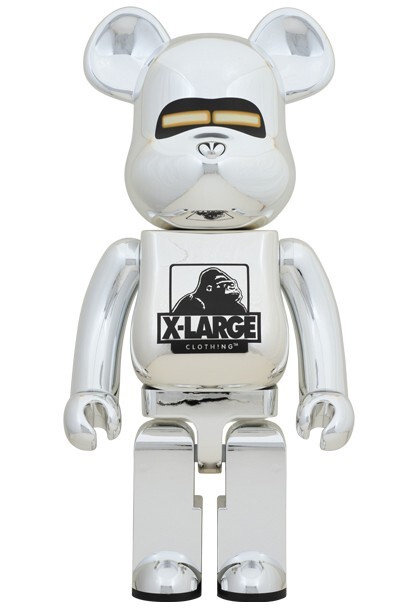 BE@RBRICK SORAYAMA 2G SILVER Ver. 1000％ BE@RBRICK 1000% XLARGE × HAJIME SORAYAMA Silver MEDICOM TOY