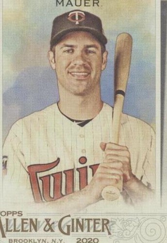 2020 Topps Allen & Ginter's - Joe Mauer #20