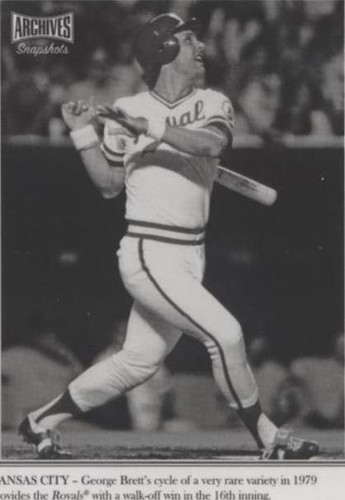 2020 Topps Archives Snapshots - George Brett #WW-GB