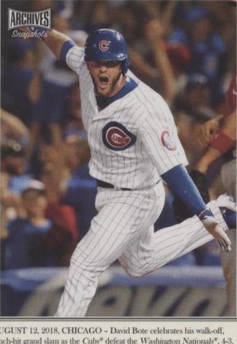 2019 Topps Archives Snapshots - David Bote #CITM-DB