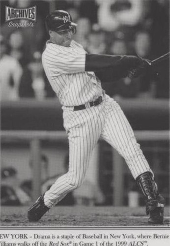 2020 Topps Archives Snapshots - Bernie Williams #WW-BW