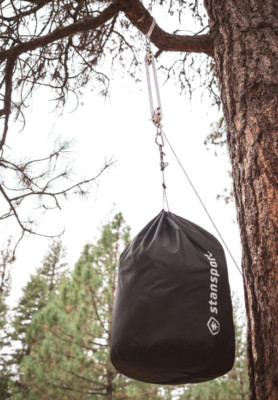 STANSPORT 869 NYLON STUFF BAG 14 X 24 BLACK WATER REPELLANT CAMPING STORAGE NEW