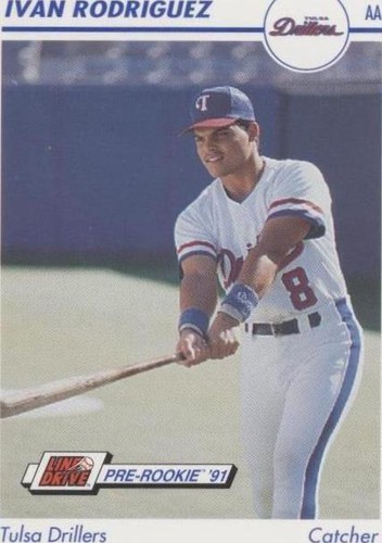 1991 Line Drive Pre-Rookie - Ivan Rodriguez #592