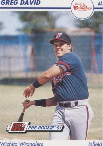 1991 Line Drive Pre-Rookie - Greg David #605