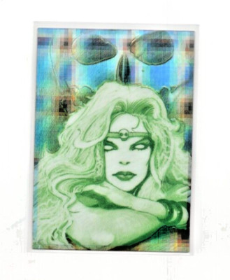 1997 Krome Lady Death 4 Wicked Ways #NNO Realms of Chaos: Telemach