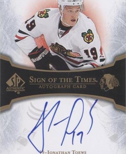2007-08 SP Authentic - Jonathan Toews #ST-JT