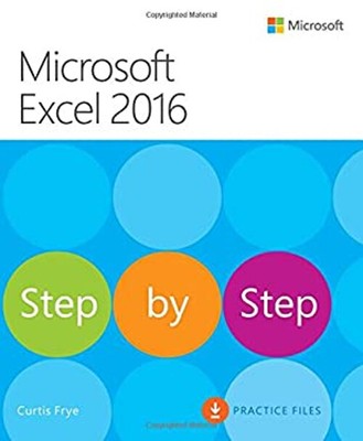 Microsoft Excel 2016 Step by Step Paperback Curtis Frye