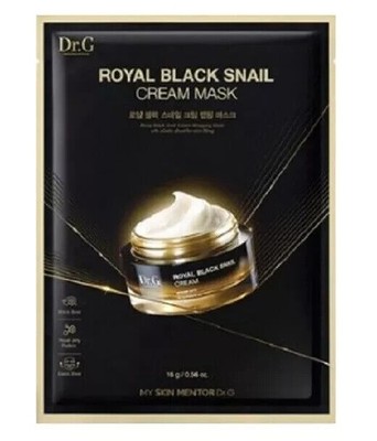 Dr.G Royal Black Snail Cream Mask 5ea 1 Set - Elastizität, Anti-Aging und...