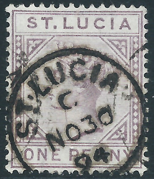 St Lucia, Sc #29, 1d Used