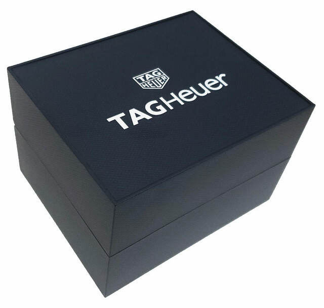 Pre-owned Tag Heuer Formula-1 Black Dial Rubber Band Men's Watch Waz1110.ft8023