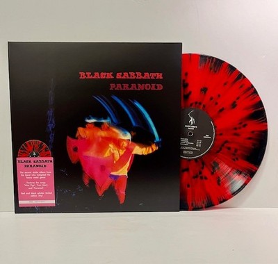 BLACK SABBATH - PARANOID  Lp/ Vinile/Vinyl   LTD Splatter Rosso/Nero Nuovo