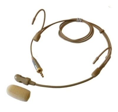 Headset Microphone mic for 4 x100 Channel UHF System Stage Presentation Theater 