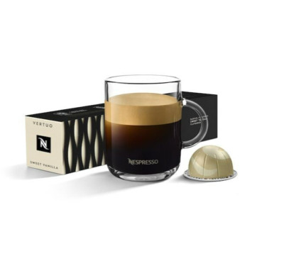 Nespresso Vertuo Sweet Vanilla vertuoline pods 2 Sleeves 20 Capsules