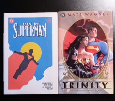 Son Of Superman, Trinity..set of 2 DC Hardcover books